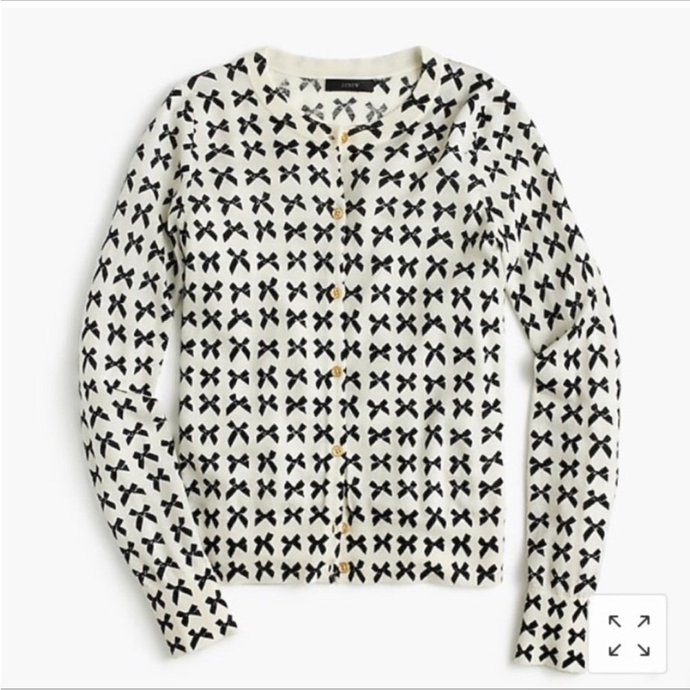 J. Crew Bow Cardigan